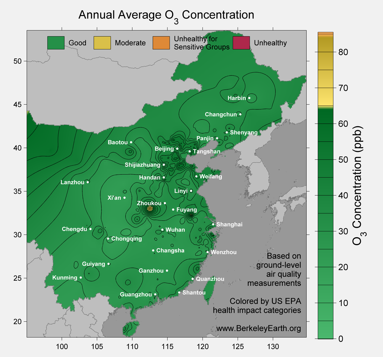 China_o3_Average_Map