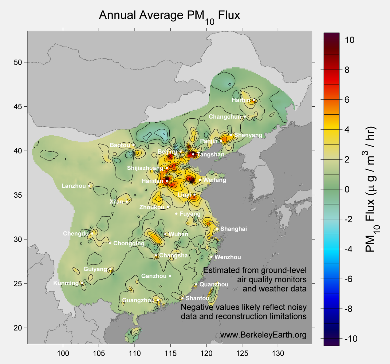 China_pm10_Average_Flux_Map